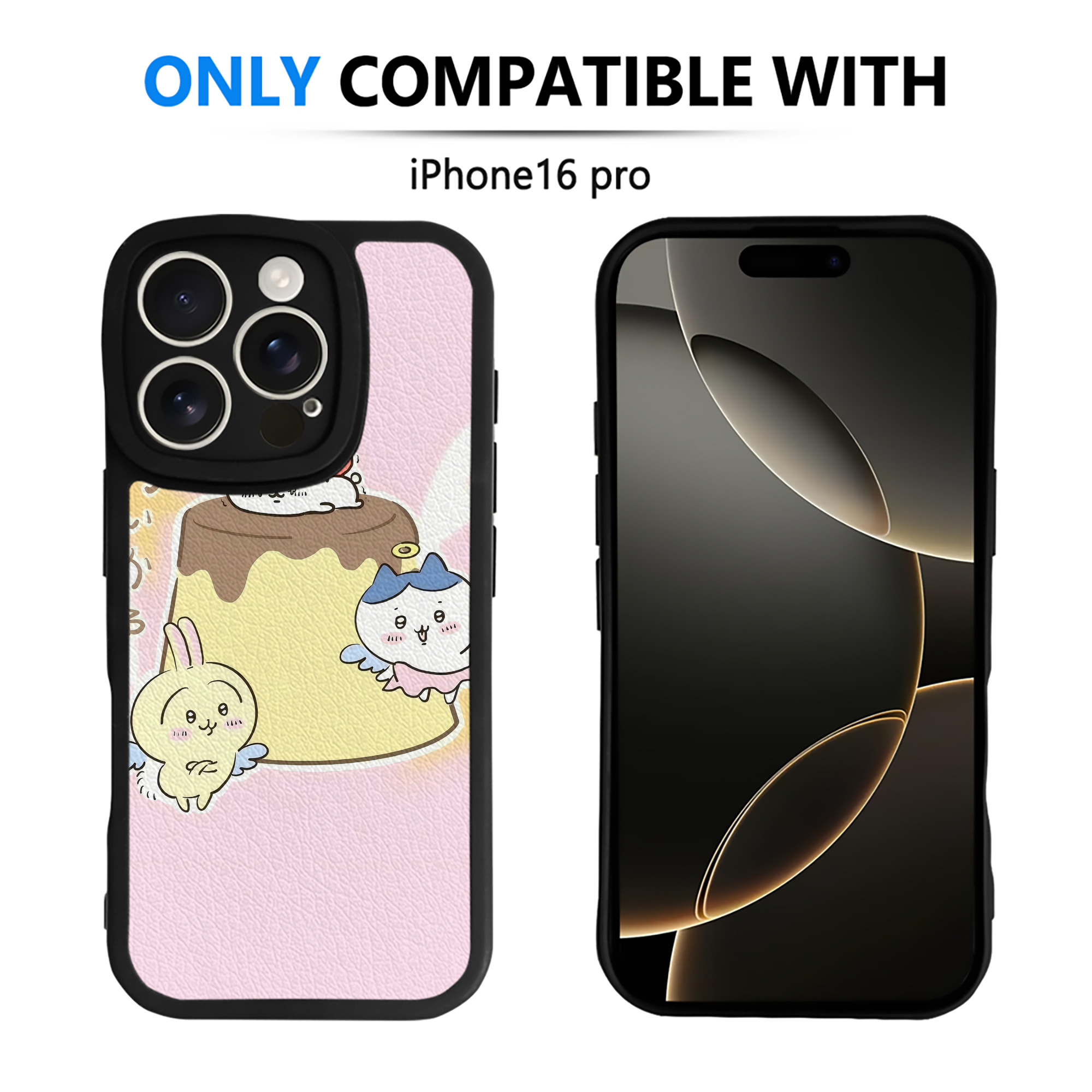 （画像用） ちいかわ Chii-kawa 【iPhone 16シリーズ対応】シリコンスマホケース（レザー調） 材質：シリコン